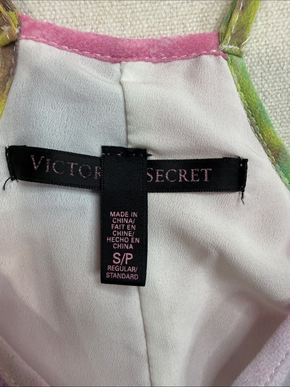 Victoria's Secret Pastel Rainbow Pleated Maxi Dress - Picture 2 of 8